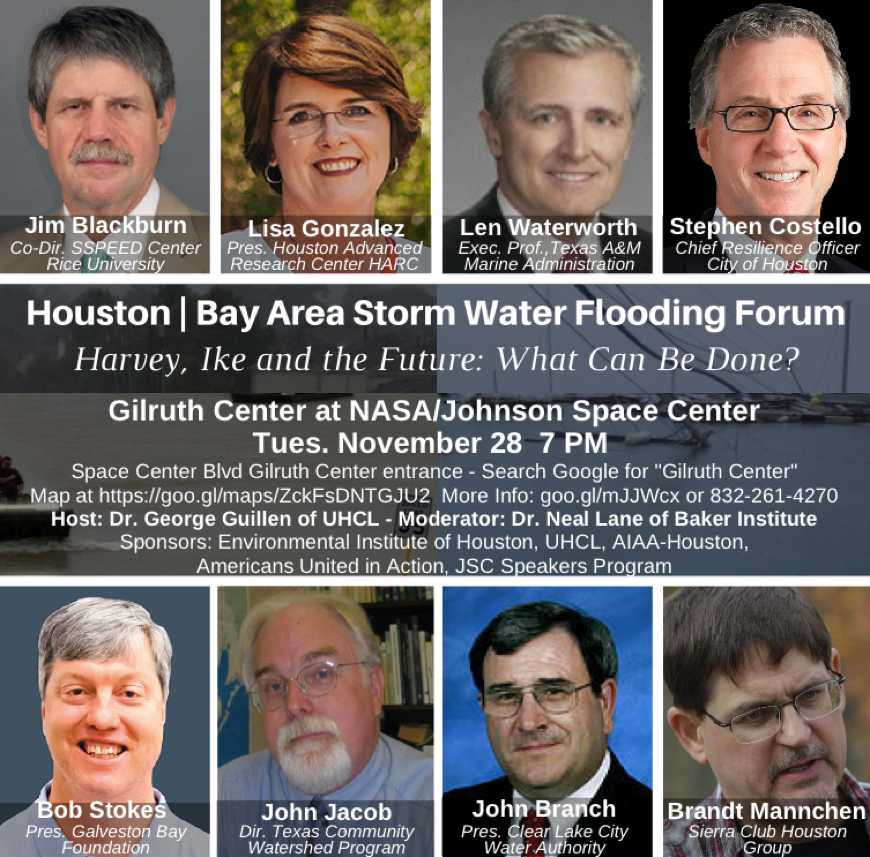 Houston & Bay Area Stormwater Flooding Forum Houston & Bay Area Stormwater Flooding Forum