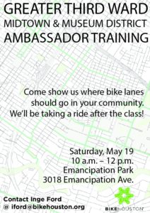 Greater Third Ward, Midtown & Museum District Ambassador Training @ Emancipation Park | Houston | Texas | United States