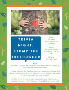 Trivia Night: Stump the Treehugger