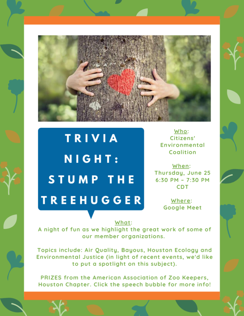 Trivia Night: Stump the Treehugger